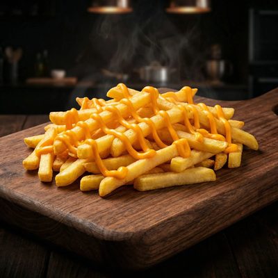 Batata Frita Grande com Cheddar